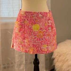 Lilly Pulitzer Pink Sun Skirt